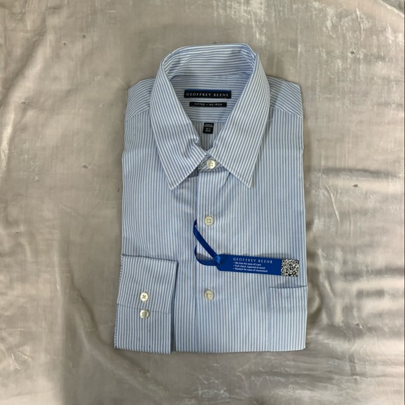 geoffrey beene fitted wrinkle free dress shirts Geoffrey Beene Men's Casual Fitted Dress Shirt Woven Wrinkle Free Shirt
